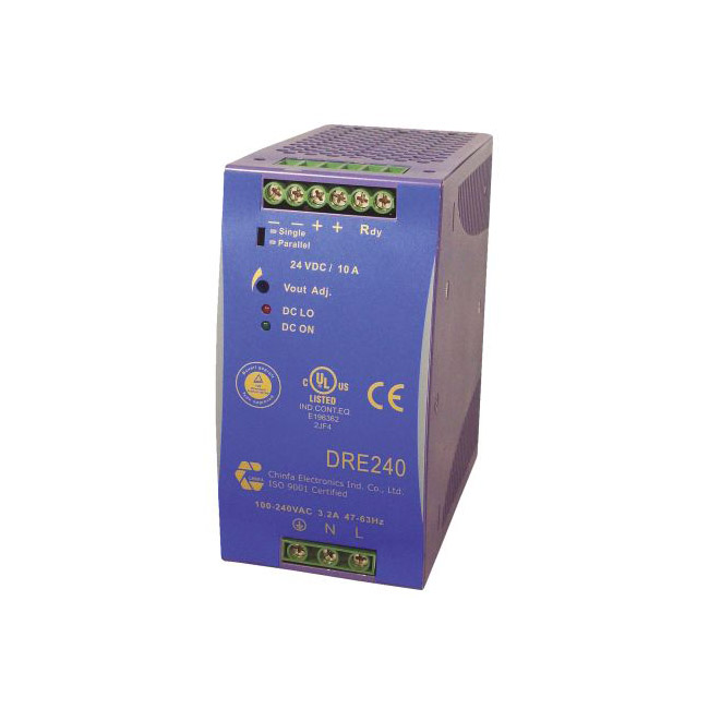 Chinfa DIN Դ DRE240-12 192W, 16A 12V dc