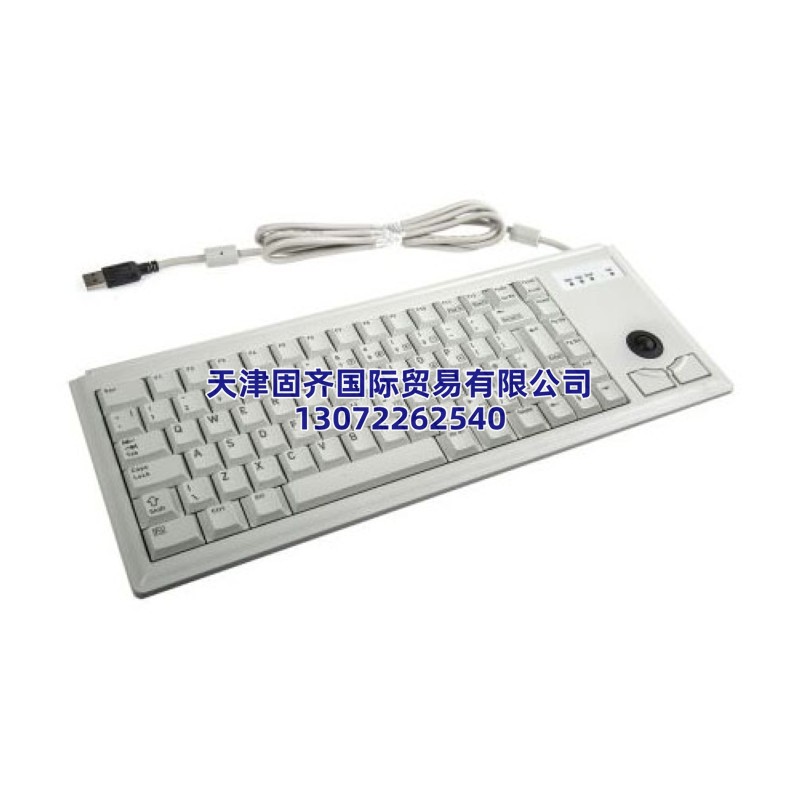 Cherry 灰色 USB 有线 紧凑型 QWERTY（美国） 键盘 G84-4400LUBEU-0