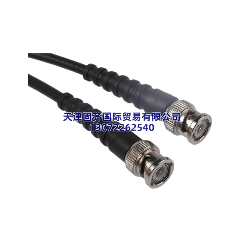 RG58同轴电缆，长度1米 插入式 BNC 插入式 , 阻抗特性 50 Ω 284-3792
